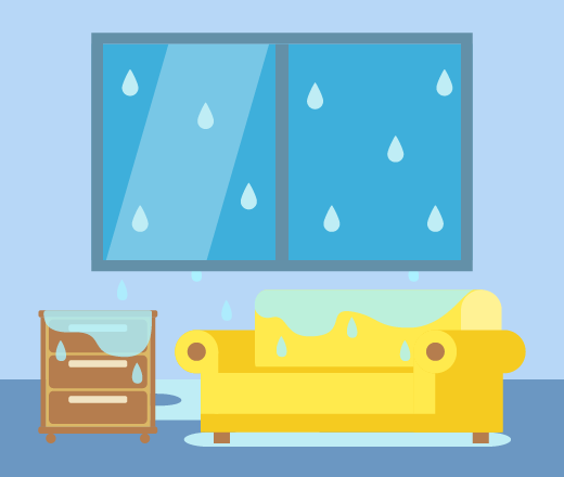 通常の窓ガラス